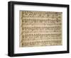 Autograph Music Score of Agrippina, 1708-Nicola Antonio Porpora-Framed Giclee Print