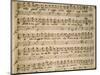 Autograph Music Score of Agrippina, 1708-Nicola Antonio Porpora-Mounted Giclee Print