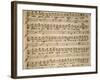 Autograph Music Score of Agrippina, 1708-Nicola Antonio Porpora-Framed Giclee Print