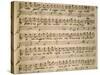 Autograph Music Score of Agrippina, 1708-Nicola Antonio Porpora-Stretched Canvas