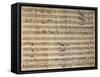 Autograph Music Score of Cain and Abel-Leonardo Leo-Framed Stretched Canvas