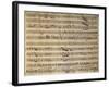 Autograph Music Score of Cain and Abel-Leonardo Leo-Framed Giclee Print