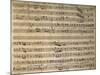 Autograph Music Score of Cain and Abel-Leonardo Leo-Mounted Giclee Print