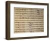 Autograph Music Score of Cain and Abel-Leonardo Leo-Framed Giclee Print