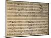 Autograph Music Score of Cain and Abel-Leonardo Leo-Mounted Giclee Print