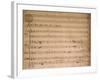 Autograph Music Score of Compositon by Gaetano Pugnani-null-Framed Giclee Print