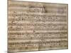 Autograph Music Score of Dido-Giovanni Paisiello-Mounted Giclee Print