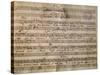 Autograph Music Score of Dido-Giovanni Paisiello-Stretched Canvas