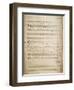 Autograph Music Score of Faedrelandssang-null-Framed Giclee Print