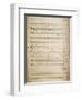 Autograph Music Score of Faedrelandssang-null-Framed Giclee Print