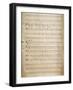 Autograph Music Score of Faedrelandssang-null-Framed Giclee Print