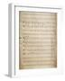 Autograph Music Score of Faedrelandssang-null-Framed Giclee Print