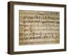 Autograph Music Score of Il Duello Comico-null-Framed Giclee Print