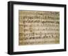 Autograph Music Score of Il Duello Comico-null-Framed Giclee Print