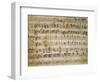 Autograph Music Score of Il Duello Comico-null-Framed Giclee Print