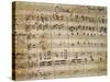 Autograph Music Score of Il Duello Comico-null-Stretched Canvas