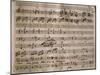 Autograph Music Score of La Daunia Felice-Giovanni Paisiello-Mounted Giclee Print