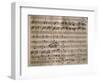Autograph Music Score of La Daunia Felice-Giovanni Paisiello-Framed Giclee Print