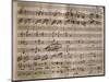 Autograph Music Score of La Daunia Felice-Giovanni Paisiello-Mounted Giclee Print