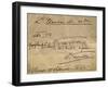 Autograph Music Score of Man Who Laughs, Act I, 1922-Arrigo Pedrollo-Framed Giclee Print