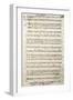 Autograph Music Score of Oratorium-Antonio Salieri-Framed Giclee Print