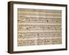 Autograph Music Score of Saint Helena at Calvary Oratorio, 1734-Leonardo Leo-Framed Giclee Print