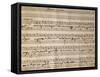 Autograph Music Score of Saint Helena at Calvary Oratorio, 1734-Leonardo Leo-Framed Stretched Canvas