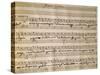 Autograph Music Score of Saint Helena at Calvary Oratorio, 1734-Leonardo Leo-Stretched Canvas