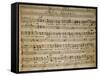 Autograph Music Score of the Second Act of the Opera the Chinese Idol, 1767-Giovanni Paisiello-Framed Stretched Canvas