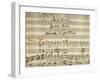 Autograph Music Score of Totila, 1677-Giovanni Legrenzi-Framed Giclee Print