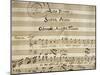 Autograph Music Score of Totila, 1677-Giovanni Legrenzi-Mounted Giclee Print