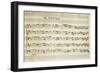 Autograph Music Score of Totila, 1677-Giovanni Legrenzi-Framed Giclee Print