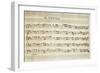 Autograph Music Score of Totila, 1677-Giovanni Legrenzi-Framed Giclee Print