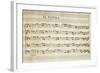 Autograph Music Score of Totila, 1677-Giovanni Legrenzi-Framed Giclee Print