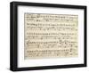 Autograph Music Sheet of Ifigenia in Aulide-null-Framed Giclee Print