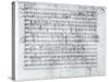 Autograph Score For the Lied Des Sangers Habe by Franz Schubert-null-Stretched Canvas