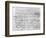 Autograph Score Sheet For the 10th Bagatelle Opus 119-Ludwig Van Beethoven-Framed Giclee Print