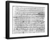 Autograph Score Sheet For the 10th Bagatelle Opus 119-Ludwig Van Beethoven-Framed Giclee Print