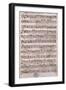 Autograph Sheet Music of a Cantata-Alessandro Stradella-Framed Giclee Print