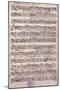 Autograph Sheet Music of a Cantata-Alessandro Stradella-Mounted Giclee Print