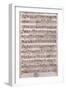 Autograph Sheet Music of a Cantata-Alessandro Stradella-Framed Premium Giclee Print