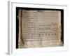 Autograph Sheet Music of Armida, Opera by Gioachino Rossini-null-Framed Giclee Print