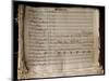 Autograph Sheet Music of Armida, Opera by Gioachino Rossini-null-Mounted Giclee Print