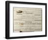 Autograph Sheet Music of Cantata for Three Voices Composed by Domenico Cimarosa-null-Framed Giclee Print