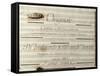 Autograph Sheet Music of Cantata for Three Voices Composed by Domenico Cimarosa-null-Framed Stretched Canvas