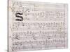 Autograph Sheet Music of Cantatas for Solo Voice-null-Stretched Canvas