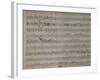 Autograph Sheet Music of Fuga Quattro Voci-null-Framed Giclee Print