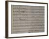 Autograph Sheet Music of Fuga Quattro Voci-null-Framed Giclee Print