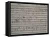 Autograph Sheet Music of Non Parlar, Se Parli Trema, 1824, from Act II of L'Ajo Nell'Imbarazzo-null-Framed Stretched Canvas