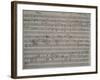 Autograph Sheet Music of Non Parlar, Se Parli Trema, 1824, from Act II of L'Ajo Nell'Imbarazzo-null-Framed Giclee Print